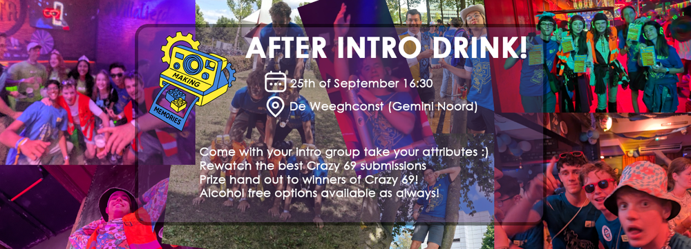 After intro drink